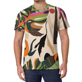AILLOSA All Over Print YH-148 Kısa Kollu Baskılı Unisex T-shirt