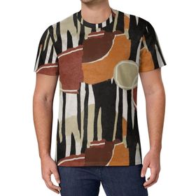 AILLOSA All Over Print YH-151 Kısa Kollu Baskılı Unisex T-shirt