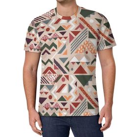 AILLOSA All Over Print YH-157 Kısa Kollu Baskılı Unisex T-shirt