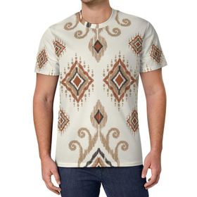 AILLOSA All Over Print YH-162 Kısa Kollu Baskılı Unisex T-shirt