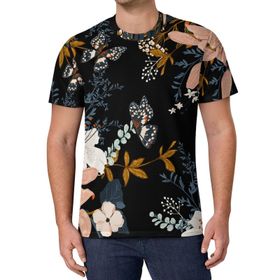 AILLOSA All Over Print YH-17 Kısa Kollu Baskılı Unisex T-shirt
