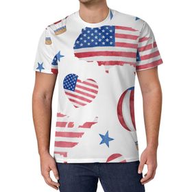 AILLOSA All Over Print YH-195 Kısa Kollu Baskılı Unisex T-shirt
