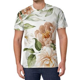AILLOSA All Over Print YH-20 Kısa Kollu Baskılı Unisex T-shirt
