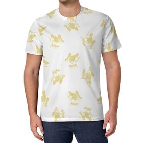 AILLOSA All Over Print YH-204 Kısa Kollu Baskılı Unisex T-shirt