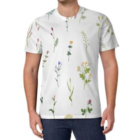 AILLOSA All Over Print YH-216 Kısa Kollu Baskılı Unisex T-shirt