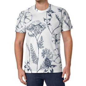 AILLOSA All Over Print YH-241 Kısa Kollu Baskılı Unisex T-shirt
