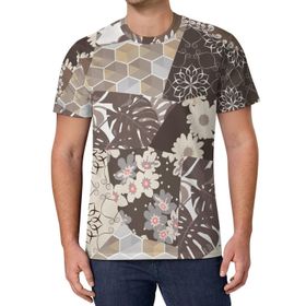 AILLOSA All Over Print YH-247 Kısa Kollu Baskılı Unisex T-shirt