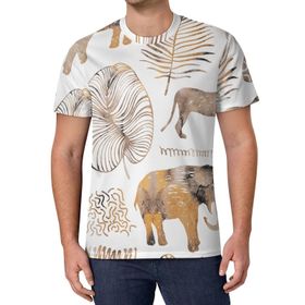 AILLOSA All Over Print YH-250 Kısa Kollu Baskılı Unisex T-shirt