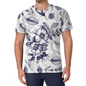 AILLOSA All Over Print YH-273 Kısa Kollu Baskılı Unisex T-shirt