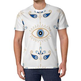 AILLOSA All Over Print YH-276 Kısa Kollu Baskılı Unisex T-shirt