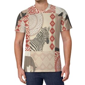AILLOSA All Over Print YH-284 Kısa Kollu Baskılı Unisex T-shirt
