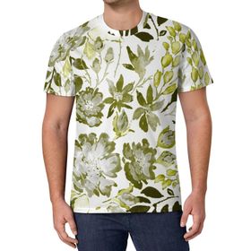 AILLOSA All Over Print YH-322 Kısa Kollu Baskılı Unisex T-shirt