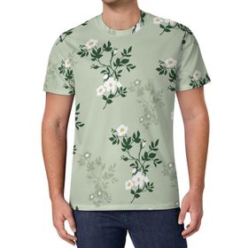 AILLOSA All Over Print YH-324 Kısa Kollu Baskılı Unisex T-shirt