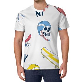 AILLOSA All Over Print YH-328 Kısa Kollu Baskılı Unisex T-shirt