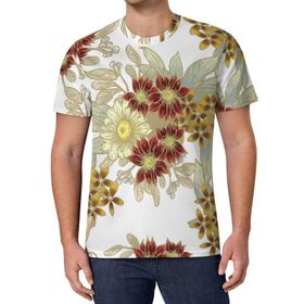 AILLOSA All Over Print YH-336 Kısa Kollu Baskılı Unisex T-shirt