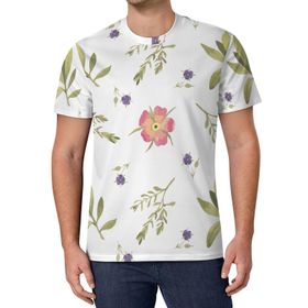 AILLOSA All Over Print YH-338 Kısa Kollu Baskılı Unisex T-shirt