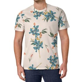 AILLOSA All Over Print YH-345 Kısa Kollu Baskılı Unisex T-shirt