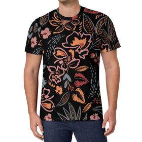AILLOSA All Over Print YH-350 Kısa Kollu Baskılı Unisex T-shirt