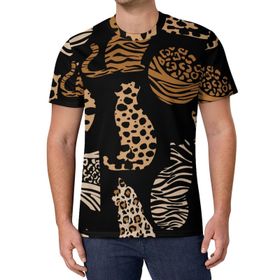 AILLOSA All Over Print YH-392 Kısa Kollu Baskılı Unisex T-shirt