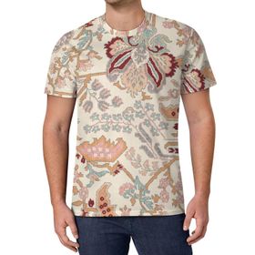 AILLOSA All Over Print YH-395 Kısa Kollu Baskılı Unisex T-shirt
