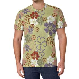 AILLOSA All Over Print YH-403 Kısa Kollu Baskılı Unisex T-shirt