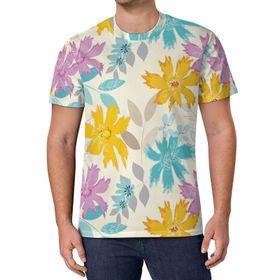 AILLOSA All Over Print YH-419 Kısa Kollu Baskılı Unisex T-shirt