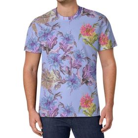 AILLOSA All Over Print YH-421 Kısa Kollu Baskılı Unisex T-shirt