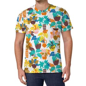 AILLOSA All Over Print YH-438 Kısa Kollu Baskılı Unisex T-shirt