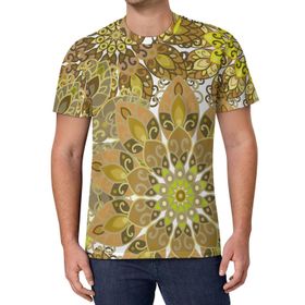 AILLOSA All Over Print YH-46 Kısa Kollu Baskılı Unisex T-shirt
