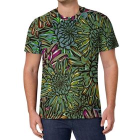AILLOSA All Over Print YH-47 Kısa Kollu Baskılı Unisex T-shirt