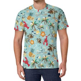 AILLOSA All Over Print YH-471 Kısa Kollu Baskılı Unisex T-shirt