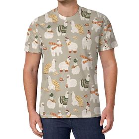 AILLOSA All Over Print YH-473 Kısa Kollu Baskılı Unisex T-shirt