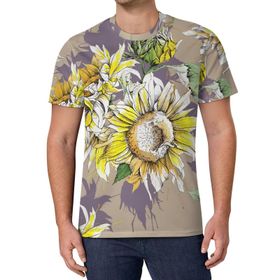 AILLOSA All Over Print YH-49 Kısa Kollu Baskılı Unisex T-shirt