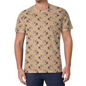 AILLOSA All Over Print YH-497 Kısa Kollu Baskılı Unisex T-shirt