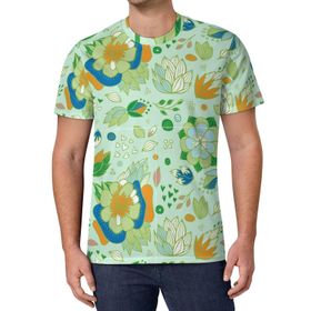 AILLOSA All Over Print YH-506 Kısa Kollu Baskılı Unisex T-shirt