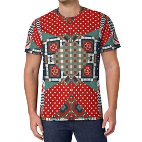 AILLOSA All Over Print YH-509 Kısa Kollu Baskılı Unisex T-shirt