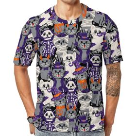 AILLOSA All Over Print YH-512 Kısa Kollu Baskılı Unisex T-shirt