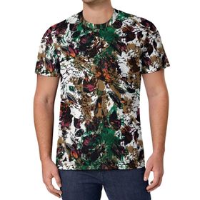 AILLOSA All Over Print YH-52 Kısa Kollu Baskılı Unisex T-shirt