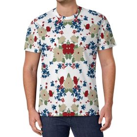 AILLOSA All Over Print YH-533 Kısa Kollu Baskılı Unisex T-shirt