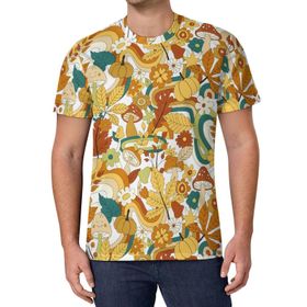 AILLOSA All Over Print YH-536 Kısa Kollu Baskılı Unisex T-shirt