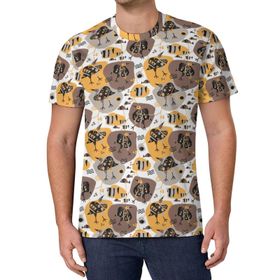 AILLOSA All Over Print YH-542 Kısa Kollu Baskılı Unisex T-shirt