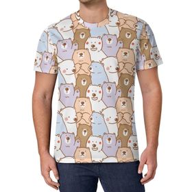 AILLOSA All Over Print YH-543 Kısa Kollu Baskılı Unisex T-shirt