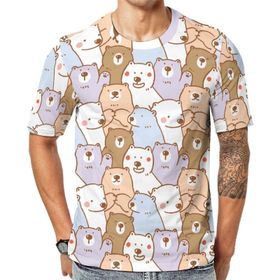 AILLOSA All Over Print YH-543 Kısa Kollu Baskılı Unisex T-shirt