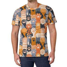 AILLOSA All Over Print YH-546 Kısa Kollu Baskılı Unisex T-shirt