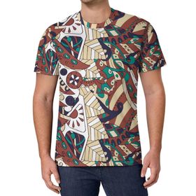 AILLOSA All Over Print YH-549 Kısa Kollu Baskılı Unisex T-shirt