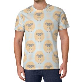AILLOSA All Over Print YH-559 Kısa Kollu Baskılı Unisex T-shirt