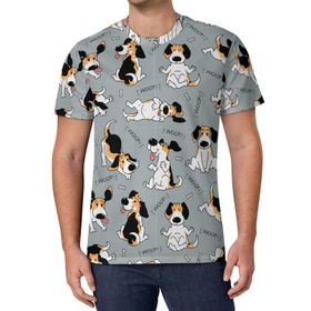 AILLOSA All Over Print YH-568 Kısa Kollu Baskılı Unisex T-shirt