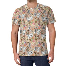 AILLOSA All Over Print YH-575 Kısa Kollu Baskılı Unisex T-shirt