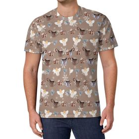 AILLOSA All Over Print YH-581 Kısa Kollu Baskılı Unisex T-shirt