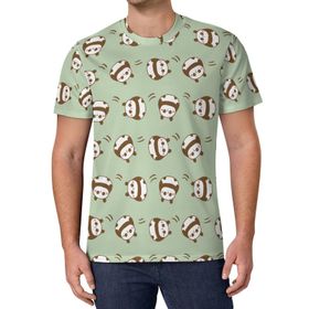 AILLOSA All Over Print YH-583 Kısa Kollu Baskılı Unisex T-shirt